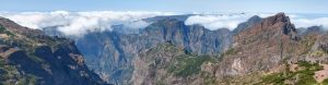 rocky landscape of Pico Areeiro, Madeira