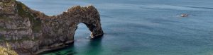 Durdle Door and sea, Dorset